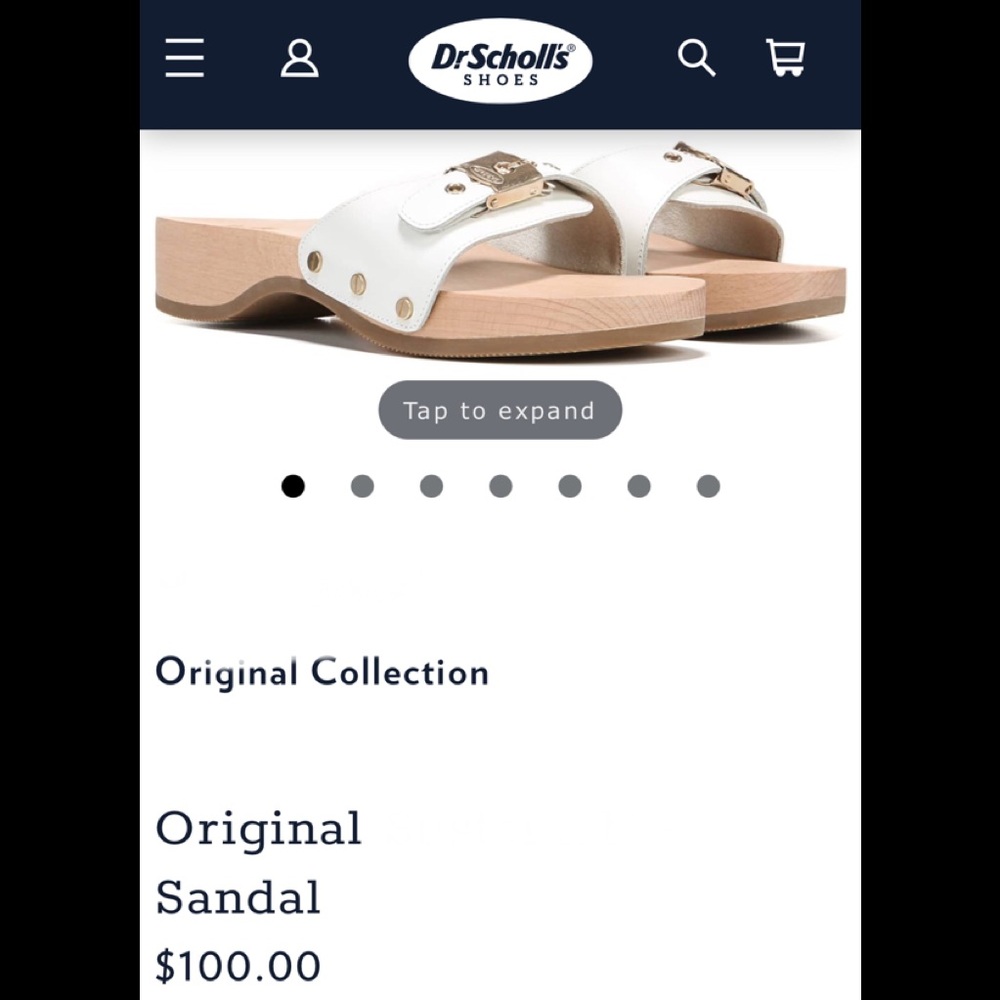 Dr Scholls Original WOOD Sandals New Size 10